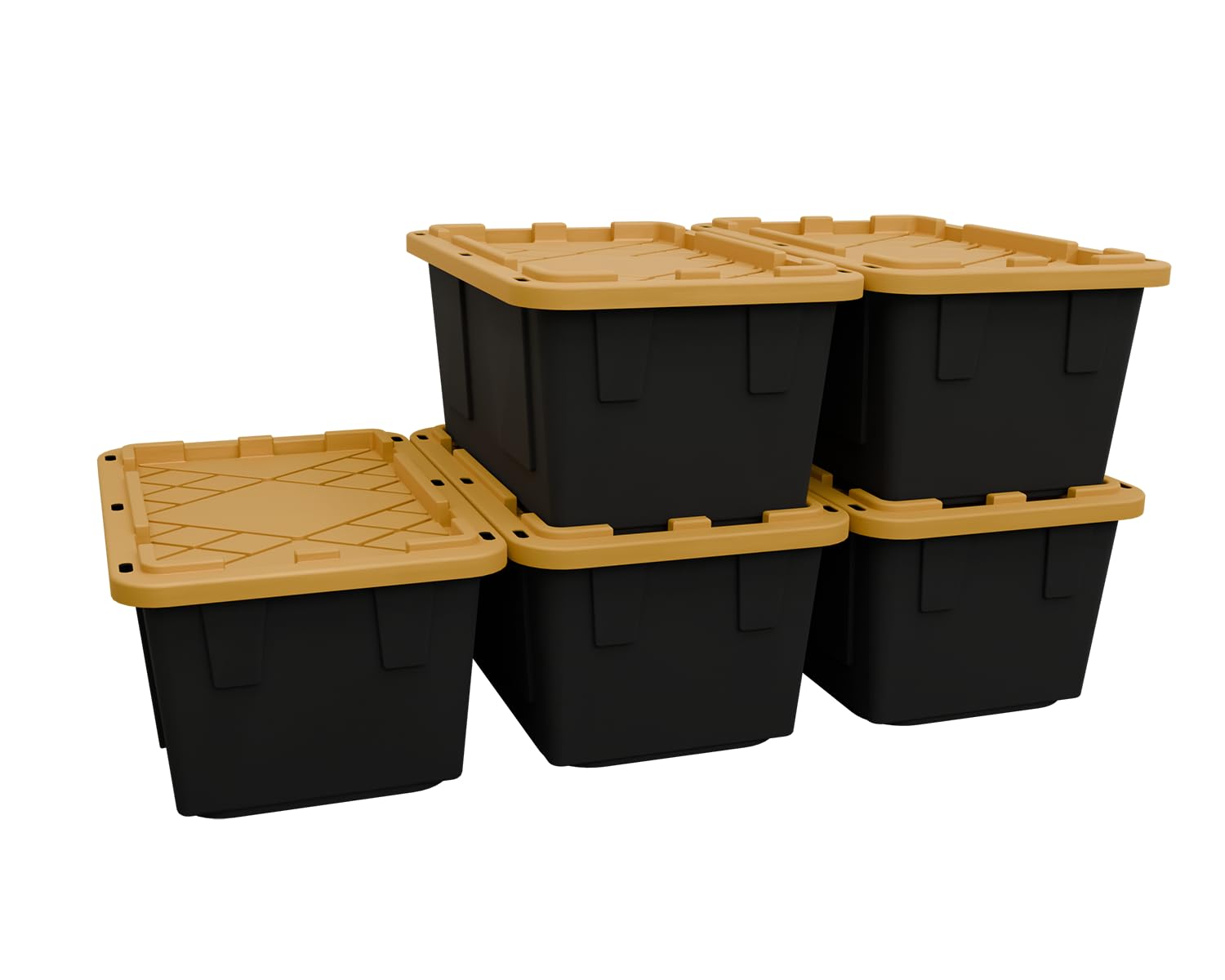 MonsterRAX 4x8 Overhead Garage Storage System - Heavy Duty 4’ x 8’ Ceiling Rack with Storage Bins & Accessories (Hammertone, 24