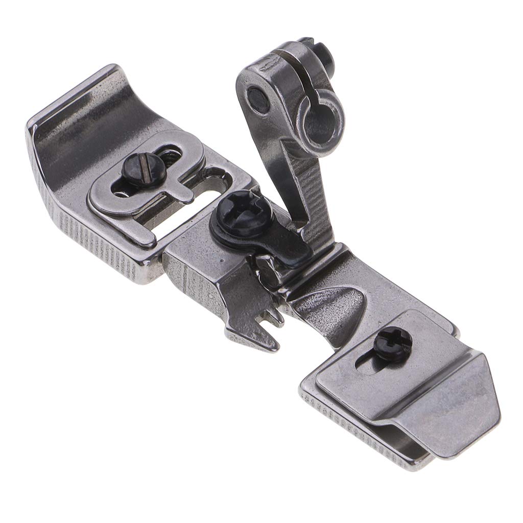 LoveinDIY 3-Thread Overlock Presser Foot for Industrial Sewing Machines - Perfect for Serging, Hemming & Professional Garment Construction
