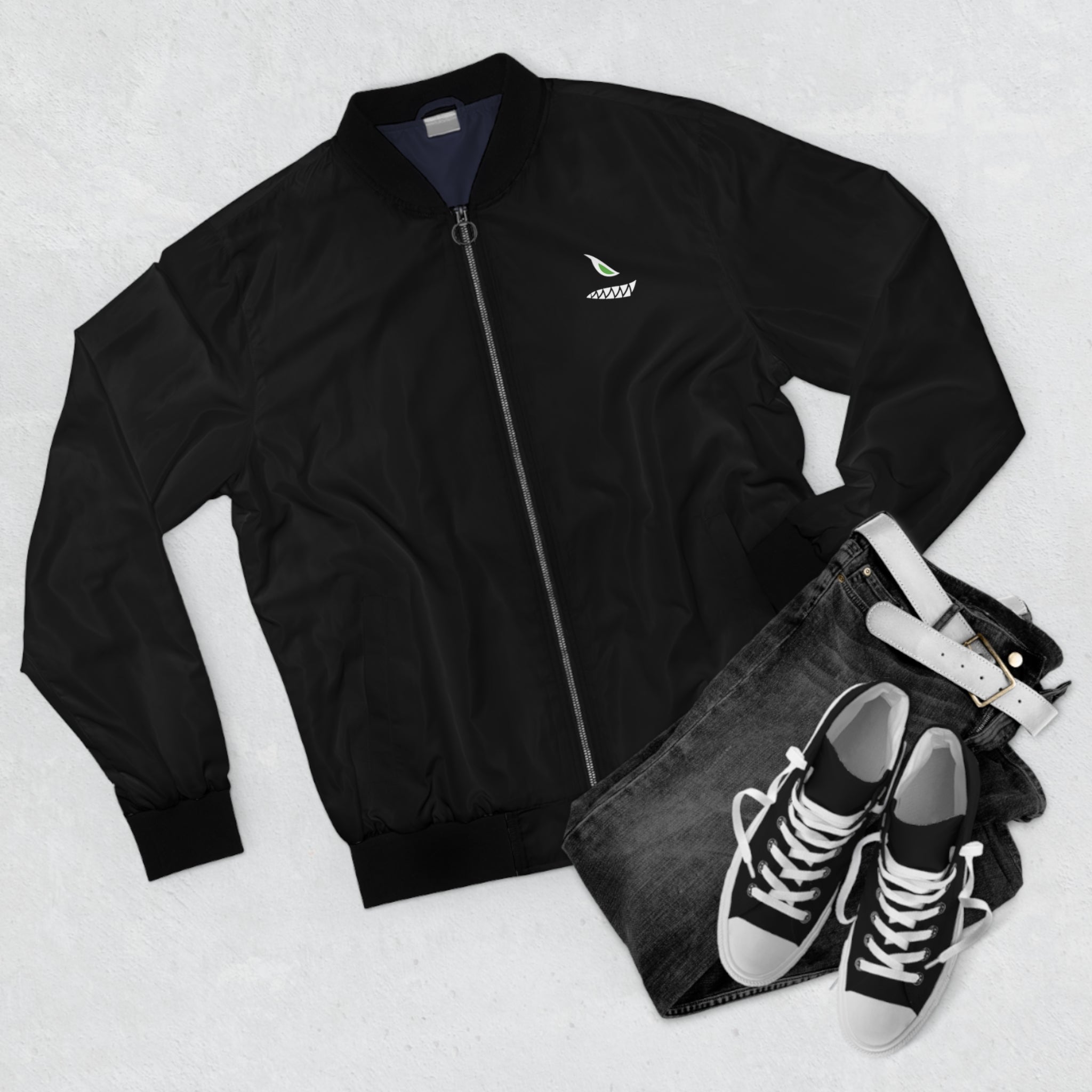 Unisex Seawolves Bomber Jacket - Lightweight Water-Resistant Varsity Jacket for Men & Women | Perfect for Casual Wear, Sports Events & Outdoor Activities
