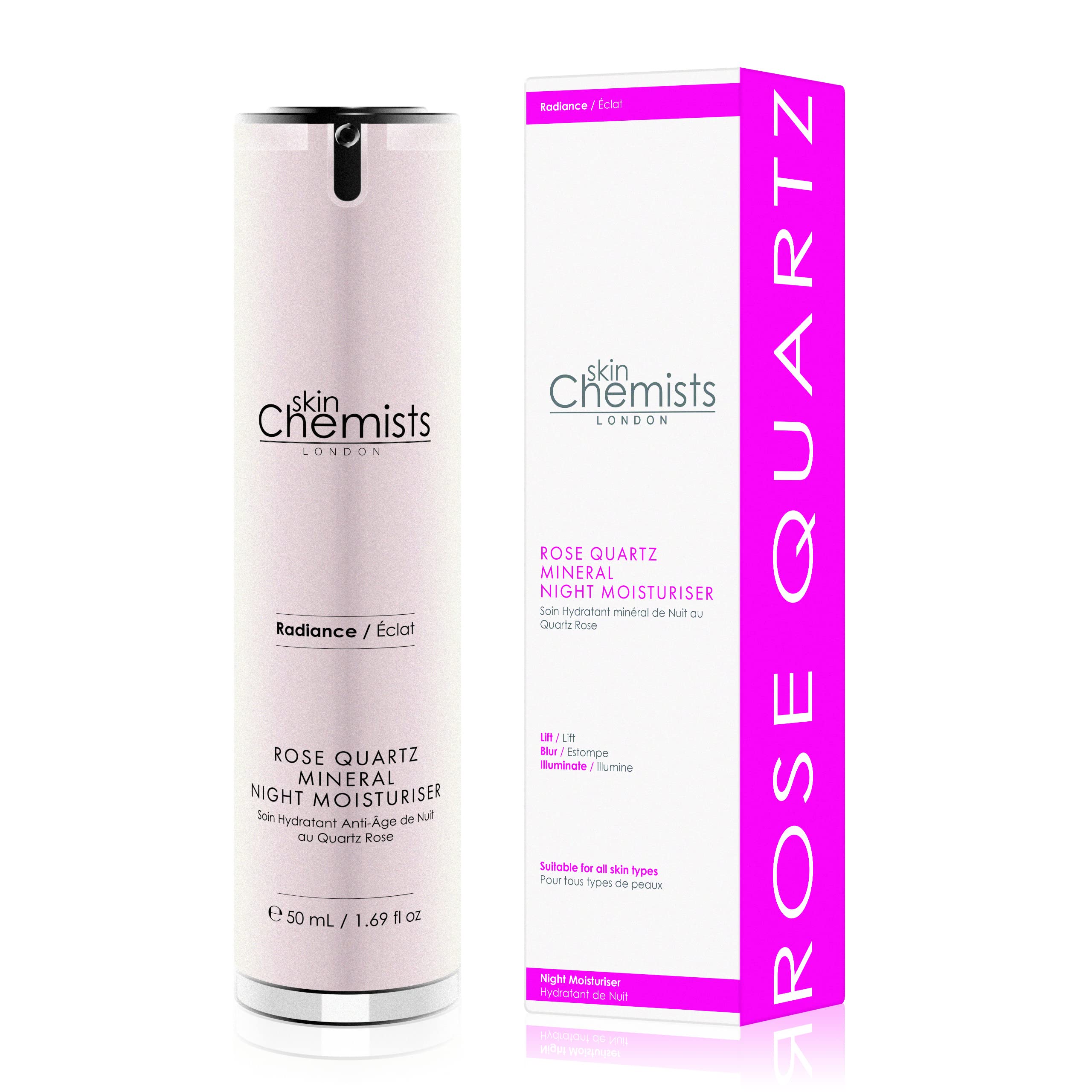 Skin Chemists Rose Quartz Facial Treatment Kit | Anti-Aging & Hydrating Skincare Set | Perfect for Daily Glow Routine & Spa Night Self-Care