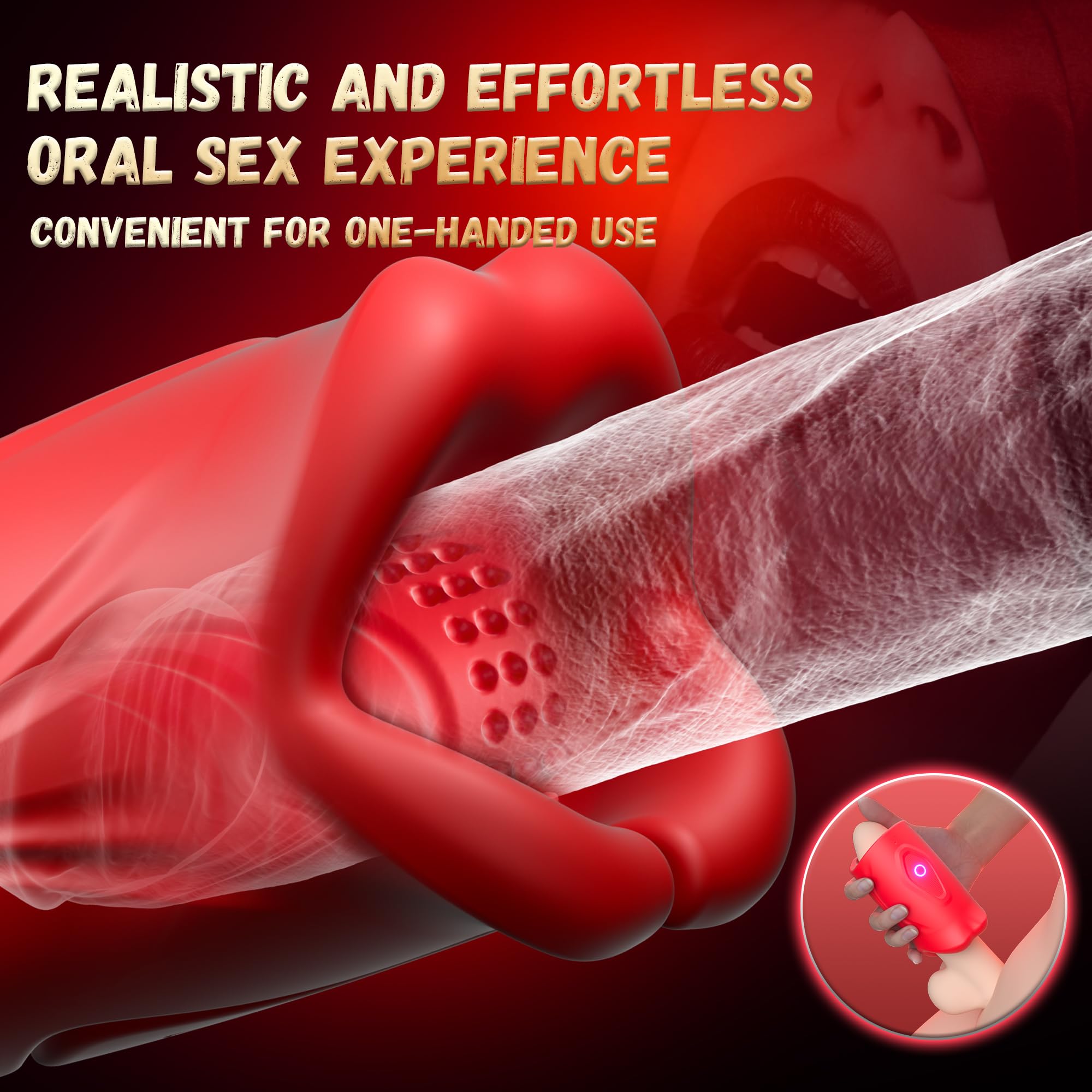 Powerful Male Masturbator with 9 Vibration Modes - Hands-Free Penis Training Device for Men | Adult Sex Toy for Solo & Couples Play - Enhance Intimacy & Pleasure in Bedroom