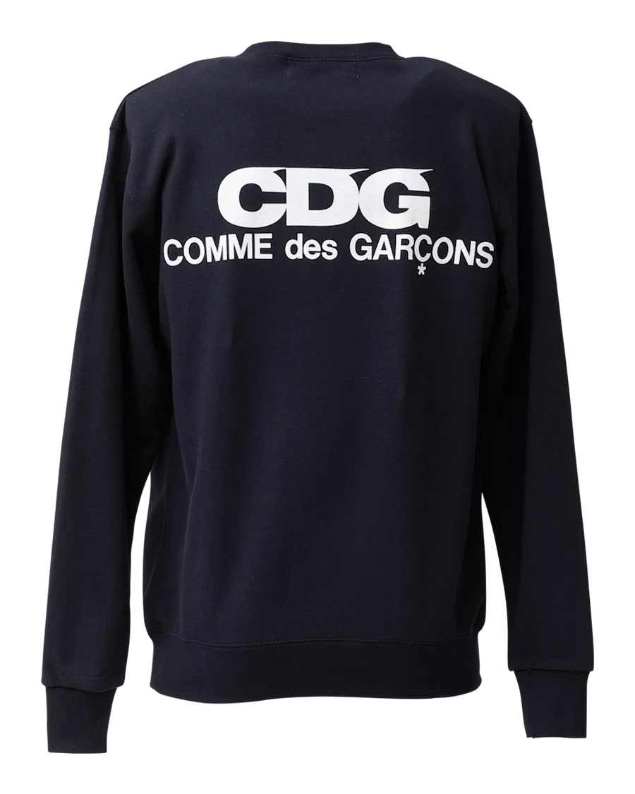 CDG Crew Neck Sweatshirt - Preorder Now | Comfortable & Stylish Unisex Pullover for Casual Wear & Street Fashion