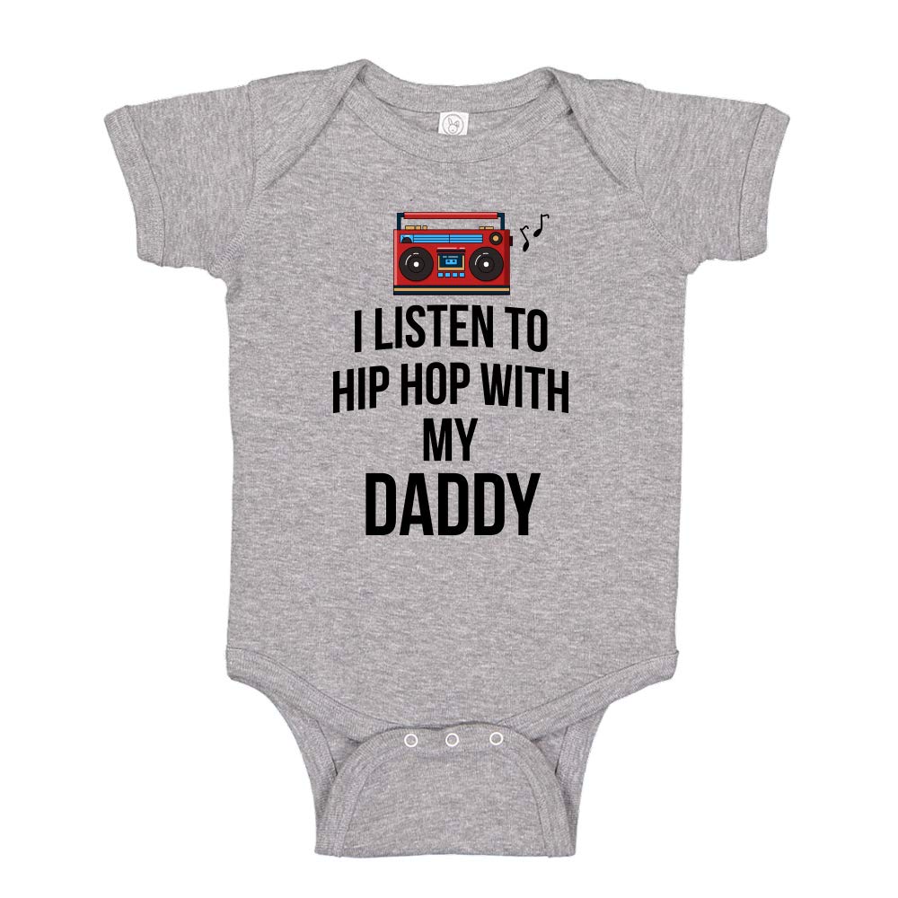 Cool Hip Hop Baby Bodysuit & Toddler T-Shirt - Rap Music Fan Outfit for Father & Child Bonding | Perfect for Concerts, Music Festivals & Family Photos