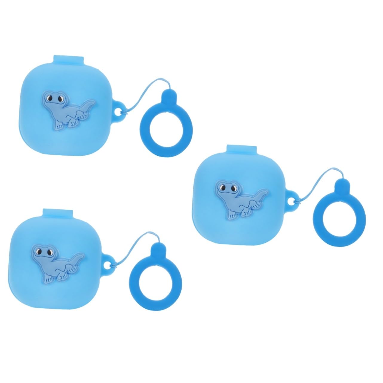 Hemobllo 3 Pack Silicone Earbud Case Cover - Soft Protective Holder for AirPods & Wireless Earbuds - Durable, Non-Slip Grip for Daily Use, Travel & Workout Protection