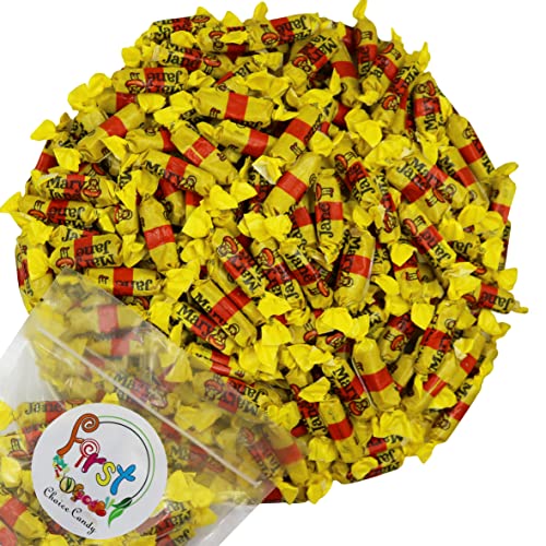 Old Fashioned Mary Jane Wrapped Taffy Candy - 10 Pound Bulk Bag | Classic American Chewy Candy for Halloween, Parties & Gift Baskets