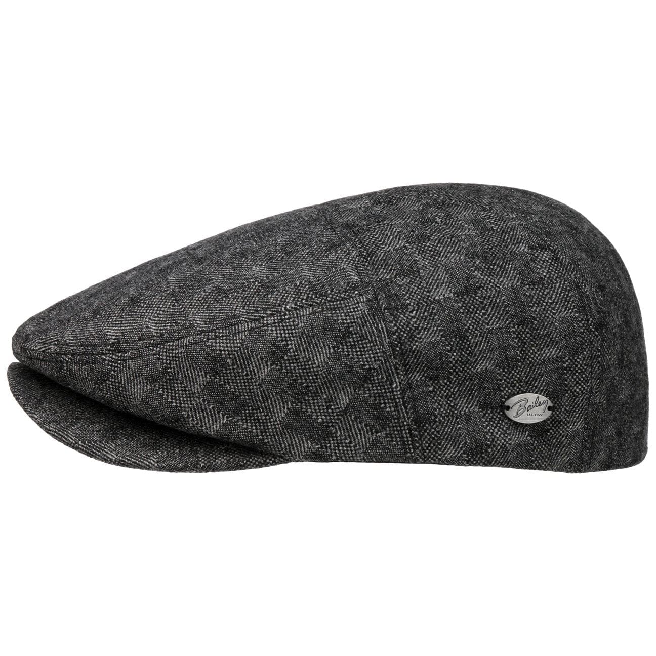 Bailey 1922 Becker Flat Cap for Men | Classic Wool Fedora Hat | Vintage Style Driving Cap | Perfect for Outdoor Activities, Casual Wear & Fashion Accessories