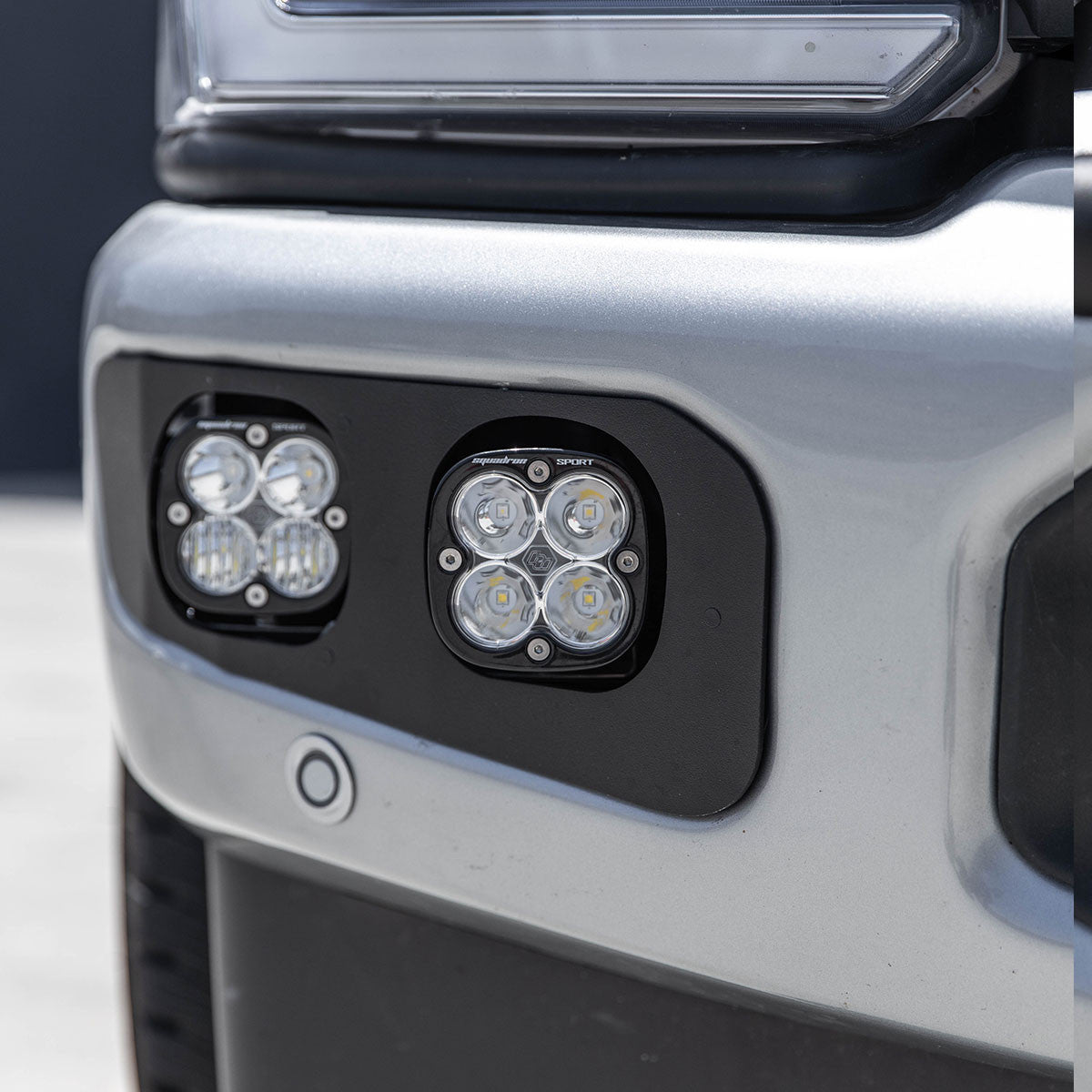 2023+ Ford F250 F350 Squadron Sport Sportsmen Dual Fog Light Kit - Off-Road & Night Driving Upgrade for Trucks