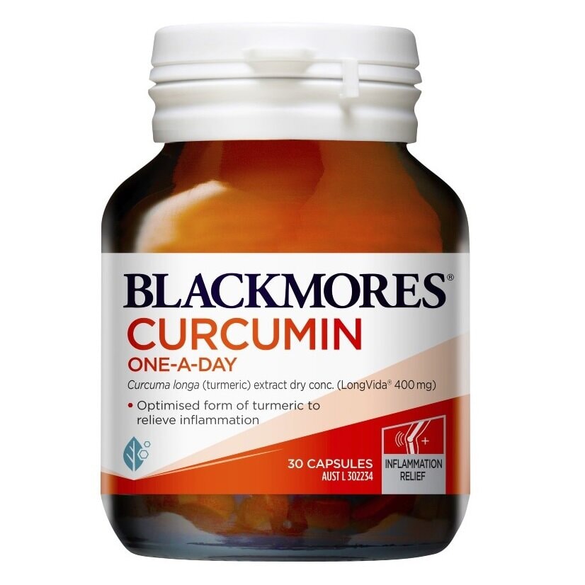 Blackmores Curcumin One A Day Supplement - 1500mg Turmeric Extract with 95% Curcuminoids for Joint & Inflammation Support - Daily Immune & Digestive Health Boost - Perfect for Active Lifestyles & Wellness Routines