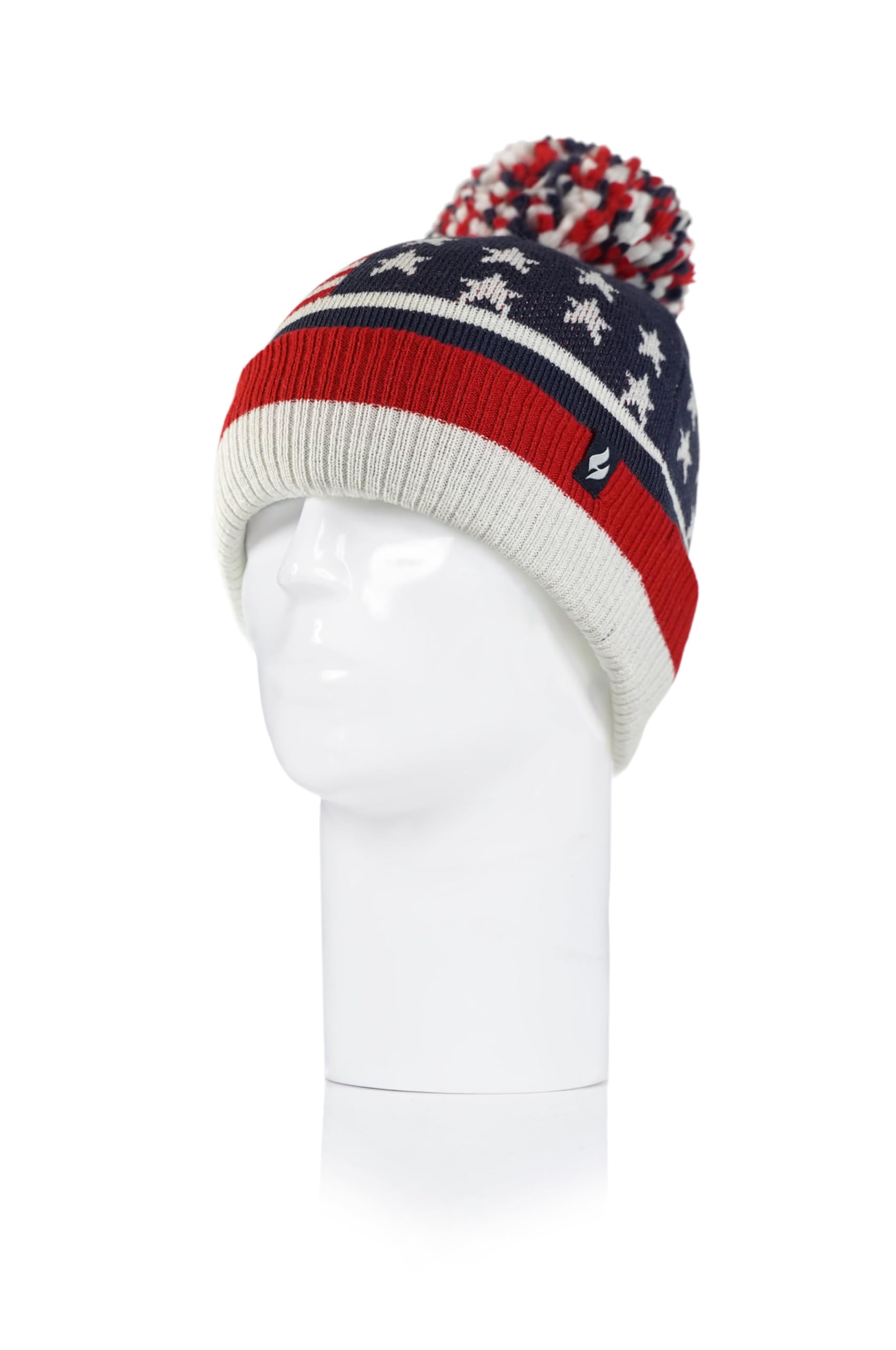 Heat Holders Men's Thermal Winter Beanie Hat - Navy Blue, One Size Fits All - Stay Warm in Cold Weather for Outdoor Activities