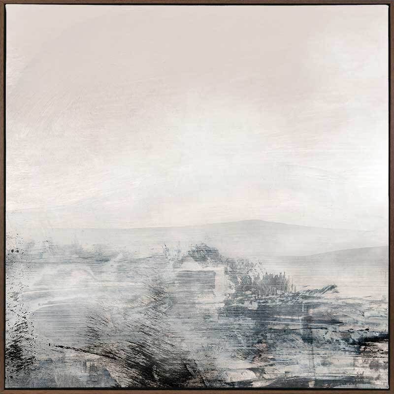 Stunning Distant Landscape Canvas Art Print - Handmade Wall Decor for Living Room, Bedroom & Office - Perfect for Home & Office Decor