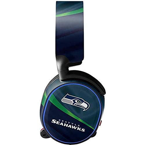 SteelSeries Arctis 3 Gaming Headset Skin Decal - Officially Licensed NFL Seattle Seahawks Design | Protective Cover for PC, PS4, Xbox Gaming Accessories | Perfect for Gamers & Sports Fans