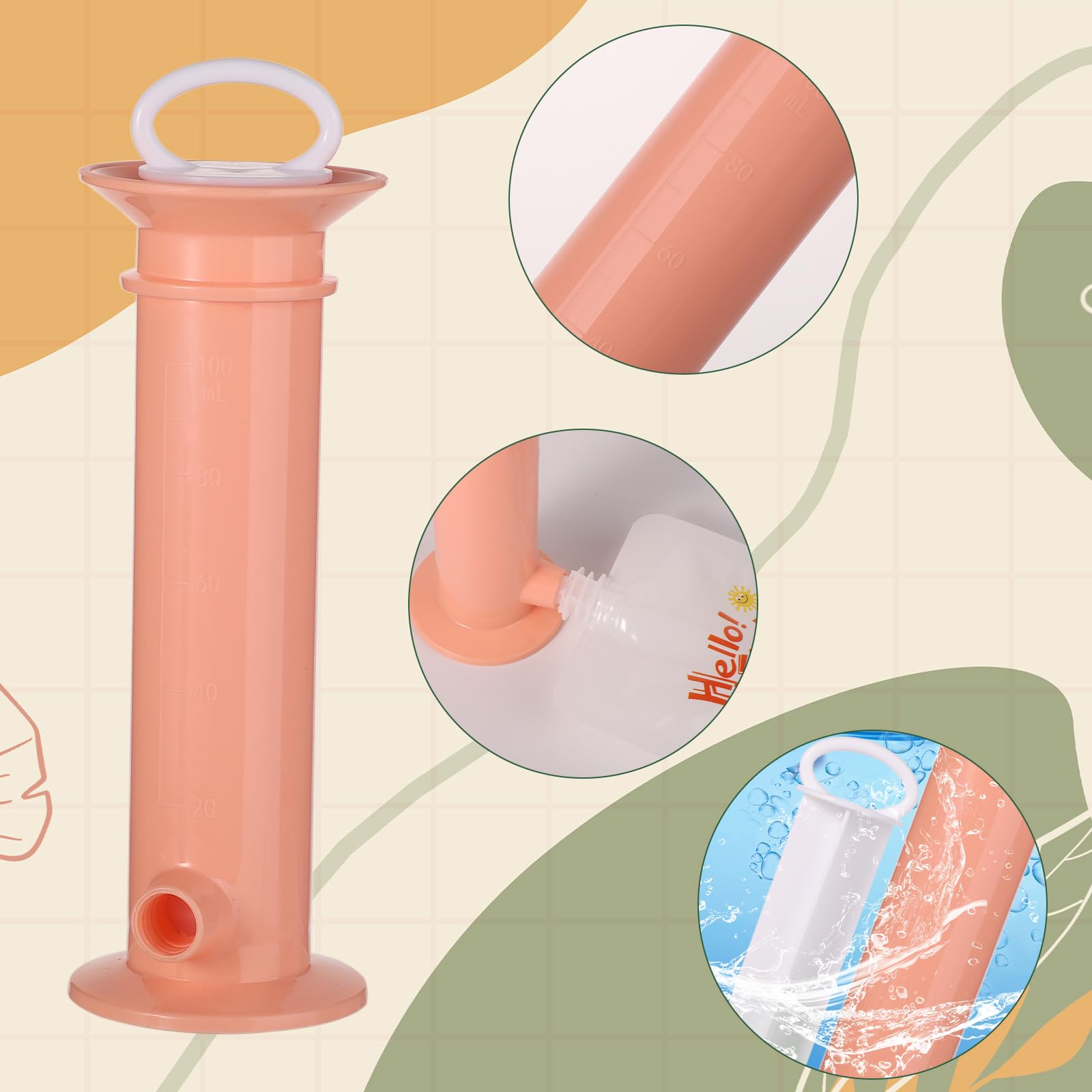 Organic Baby Food Pouches Filler Kit - Reusable & Refillable Baby Feeding Pouches with Filling Machine, Spoon & Cleaning Brush | Eco-Friendly Toddler Food Storage Solution for Homemade Purees, Snacks On-The-Go (Pink) | Perfect for Daycare, Travel & Mess-Free Feeding