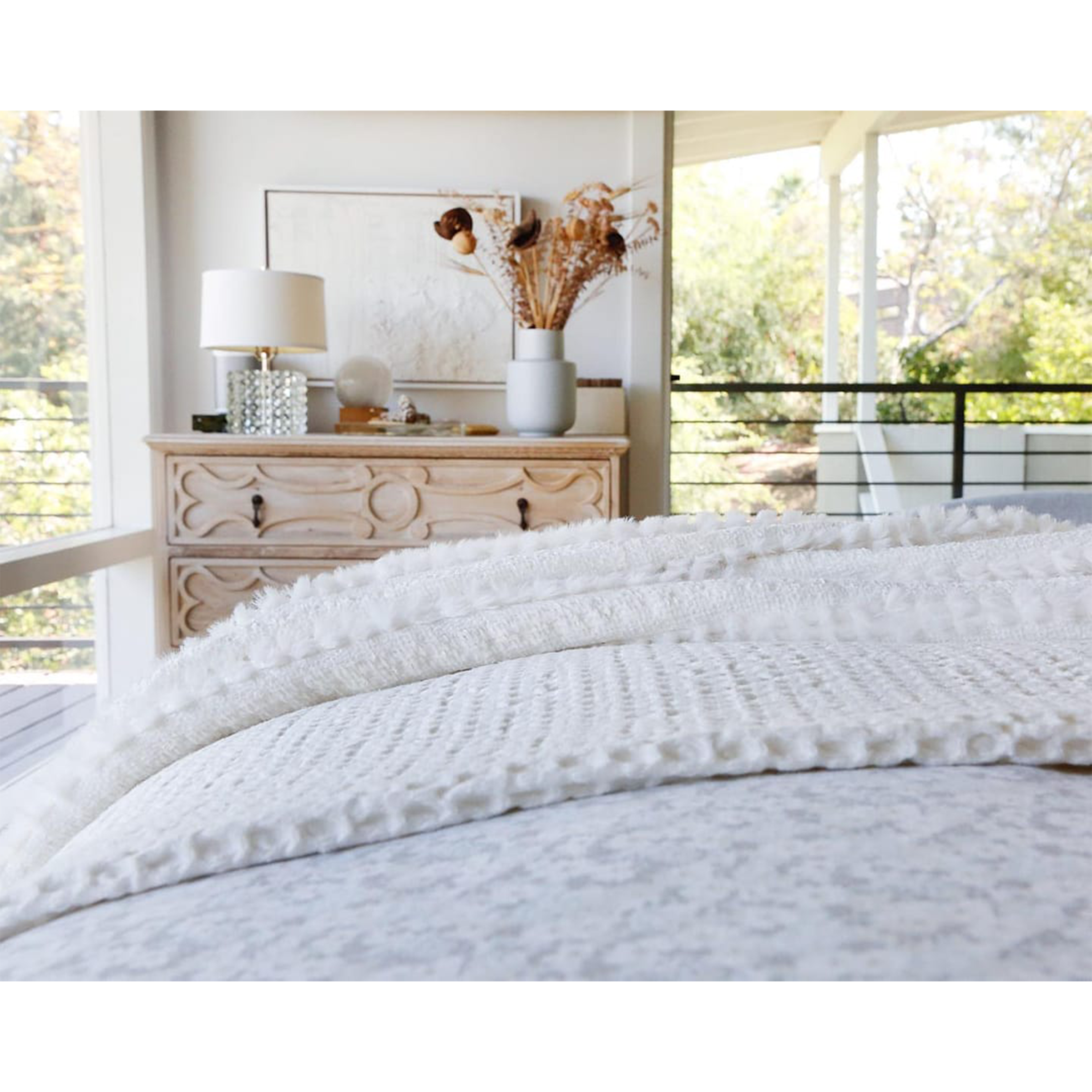 June Duvet Cover Set - Soft Breathable Bedding with Zipper Closure - Perfect for Summer & All-Season Comfort - Home, Bedroom, Hotel Decor