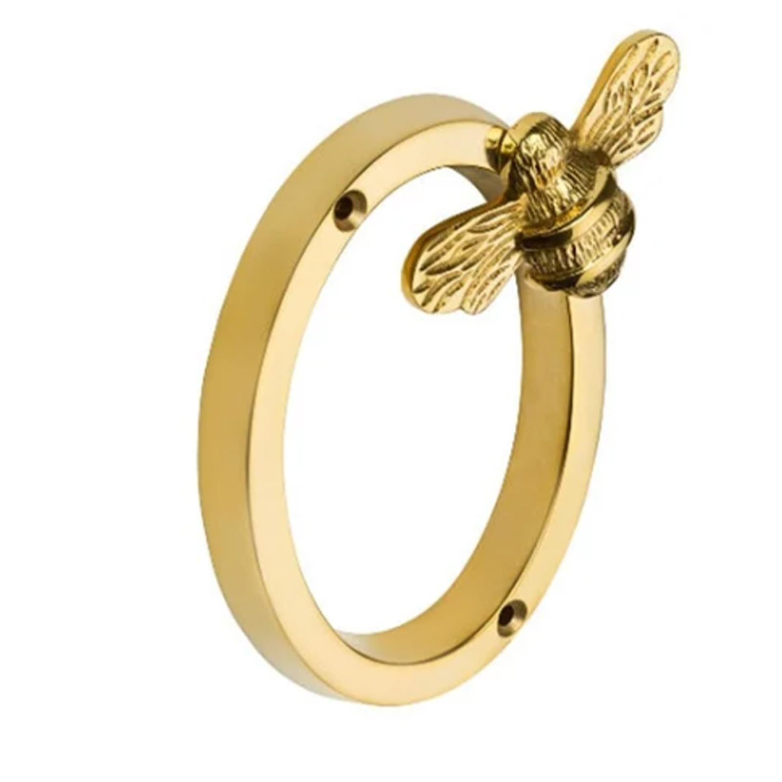 Modern Metal Bee House Number Sign - Outdoor Address Plaque for Mailbox, Front Door, or Garden (Gold, 1) - Perfect for Home Decor & Easy Delivery Identification