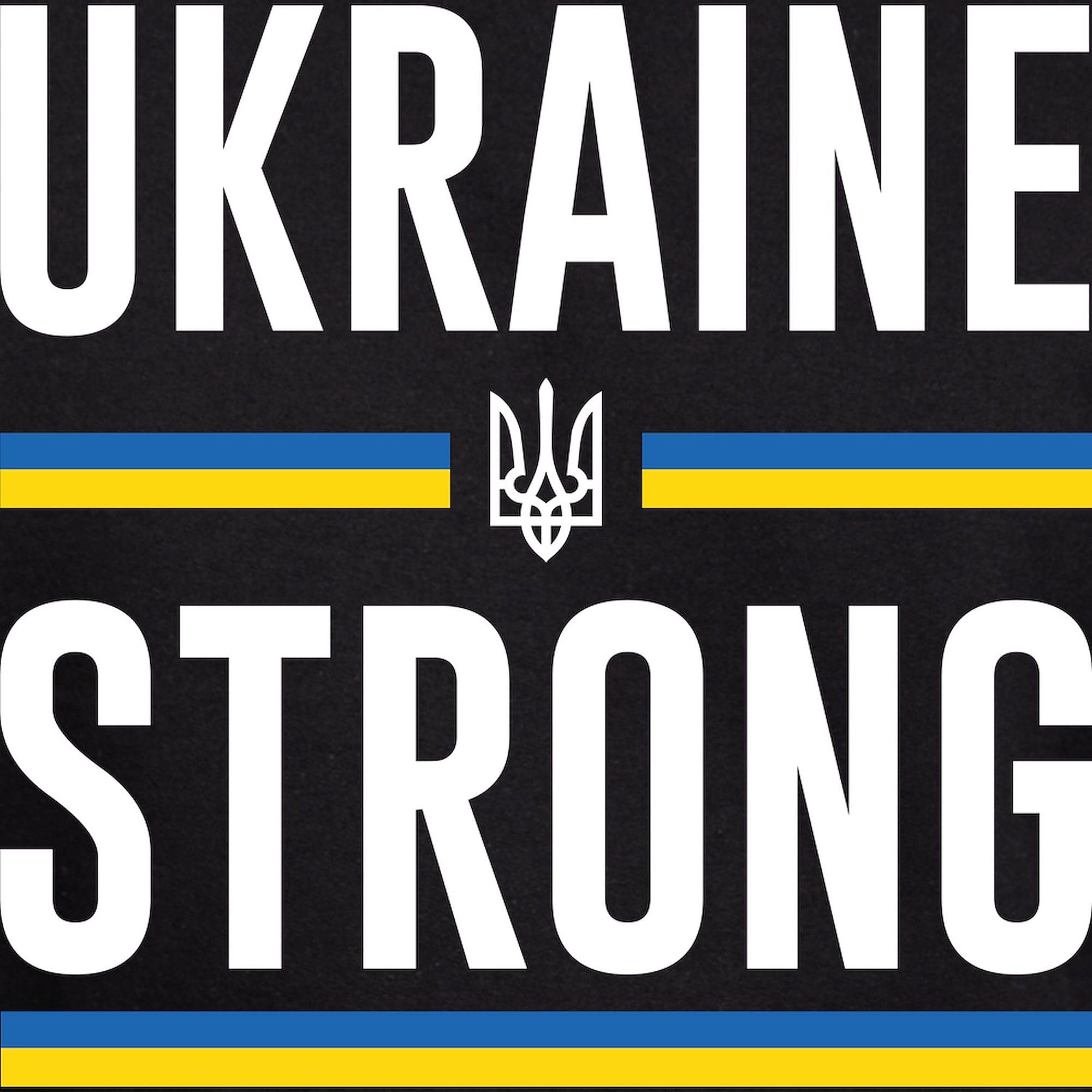 Ukraine Strong Hoodie for Men - Dark Regular Fit for Casual Wear