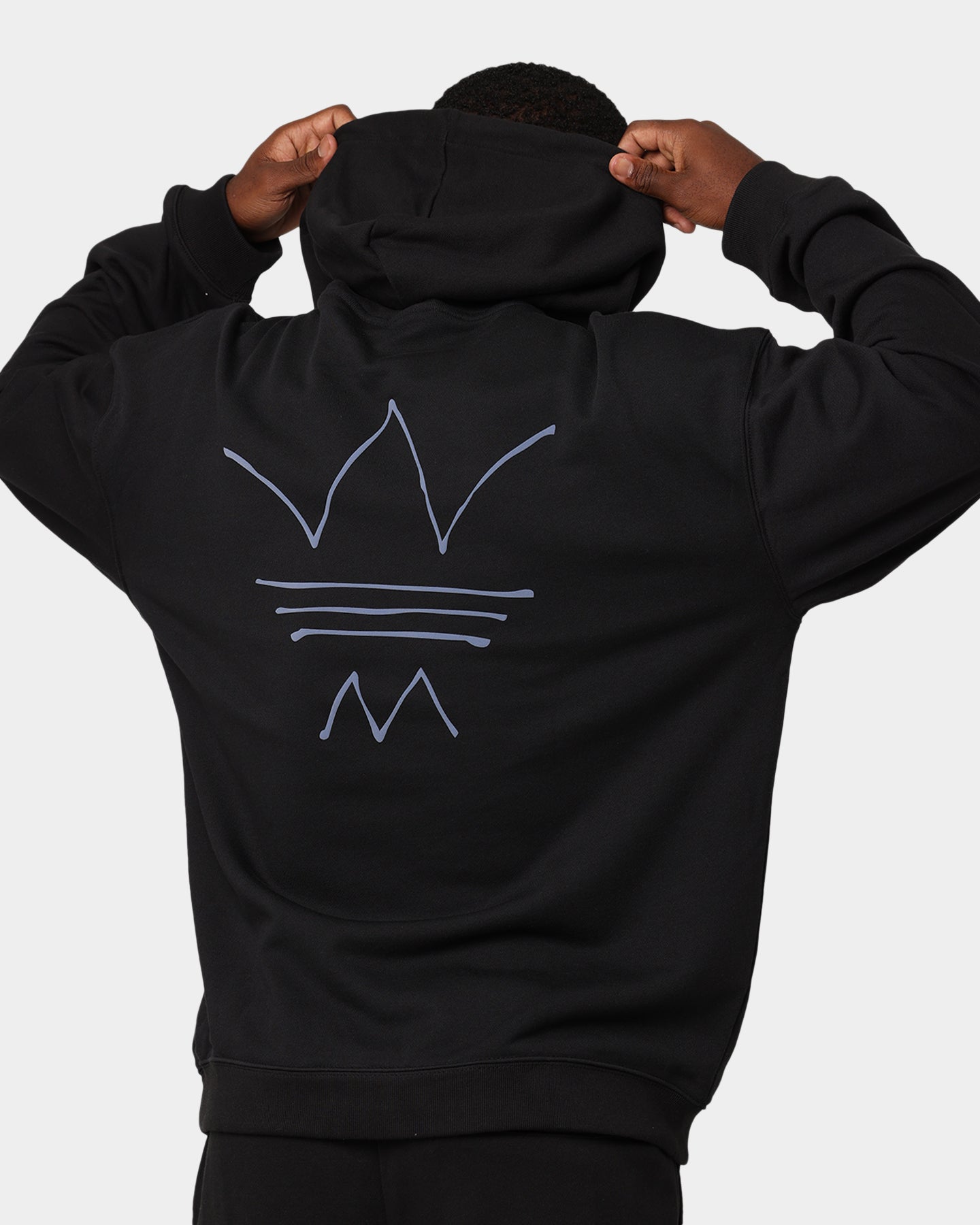 Adidas Abstract Hoodie for Men & Women - Black Pullover Sweatshirt with Hood | Casual Streetwear for Gym, Running & Everyday Wear
