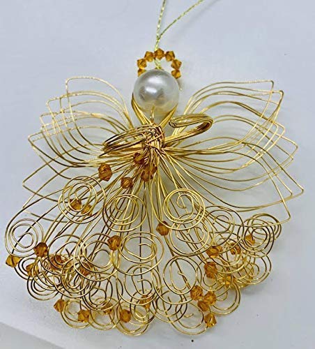 November Birthstone Guardian Angel Ornament - 4.5