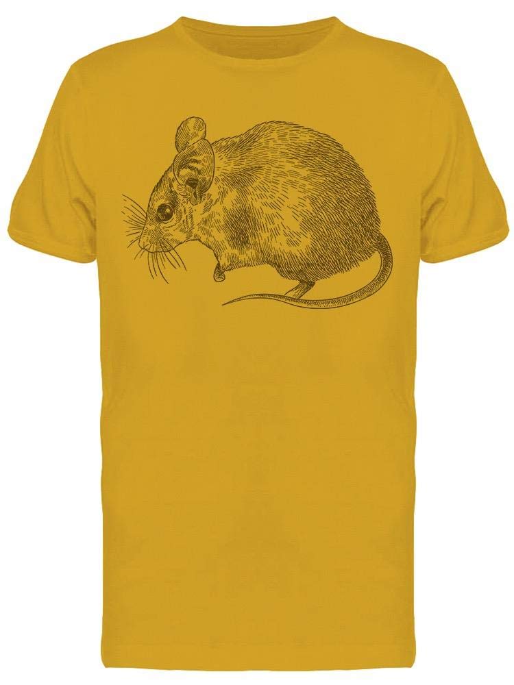 Smartprints Chinchilla Sketch T-Shirt for Men - Soft Cotton Graphic Tee for Casual Wear & Street Style