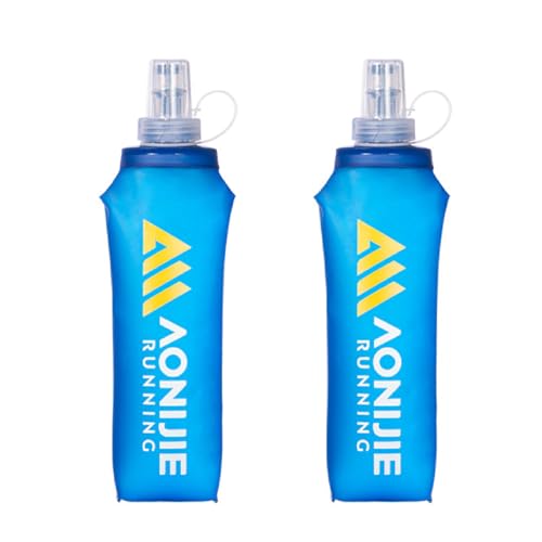 A-500ml (16.9oz) - 2 Pack - TPU Water Bottle-G