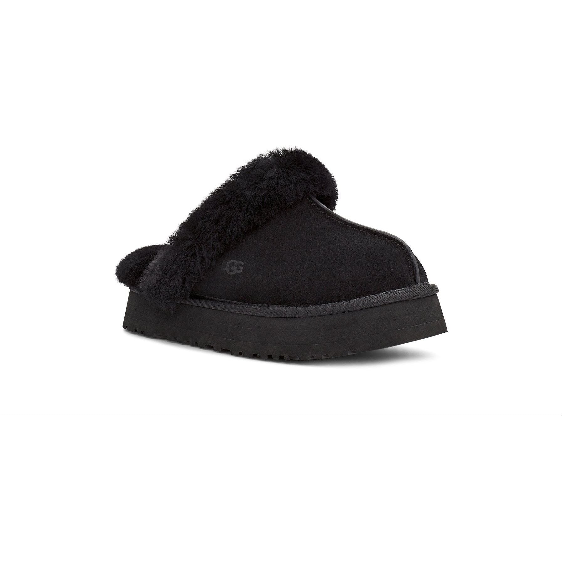 UGG Women's Disquette Platform Boots - Black Winter Snow Boots for Women | Comfortable & Stylish | Perfect for Cold Weather, Snow Days & Casual Outfits