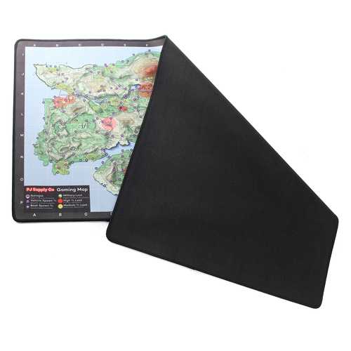 785x390mm Large Gaming Mouse Pad with Tactical Map Design for PUBG, Fortnite, CS:GO - Perfect for FPS, MOBA & Battle Royale Game Enthusiasts