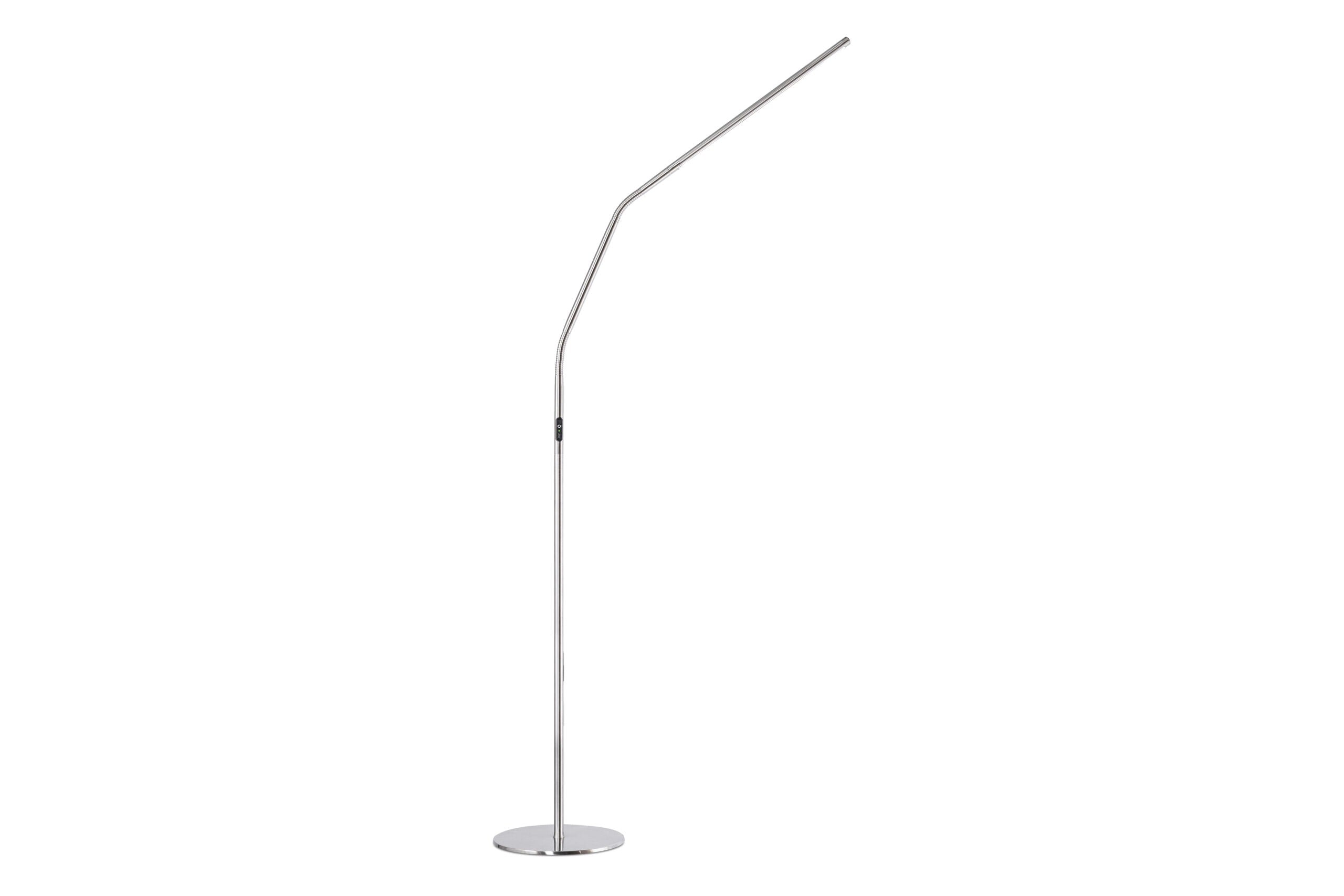 Slimline 4 Floor Lamp with Daylight LED - Modern Adjustable Standing Light for Living Room, Bedroom & Office - Bright Natural Lighting for Reading, Working & Relaxing