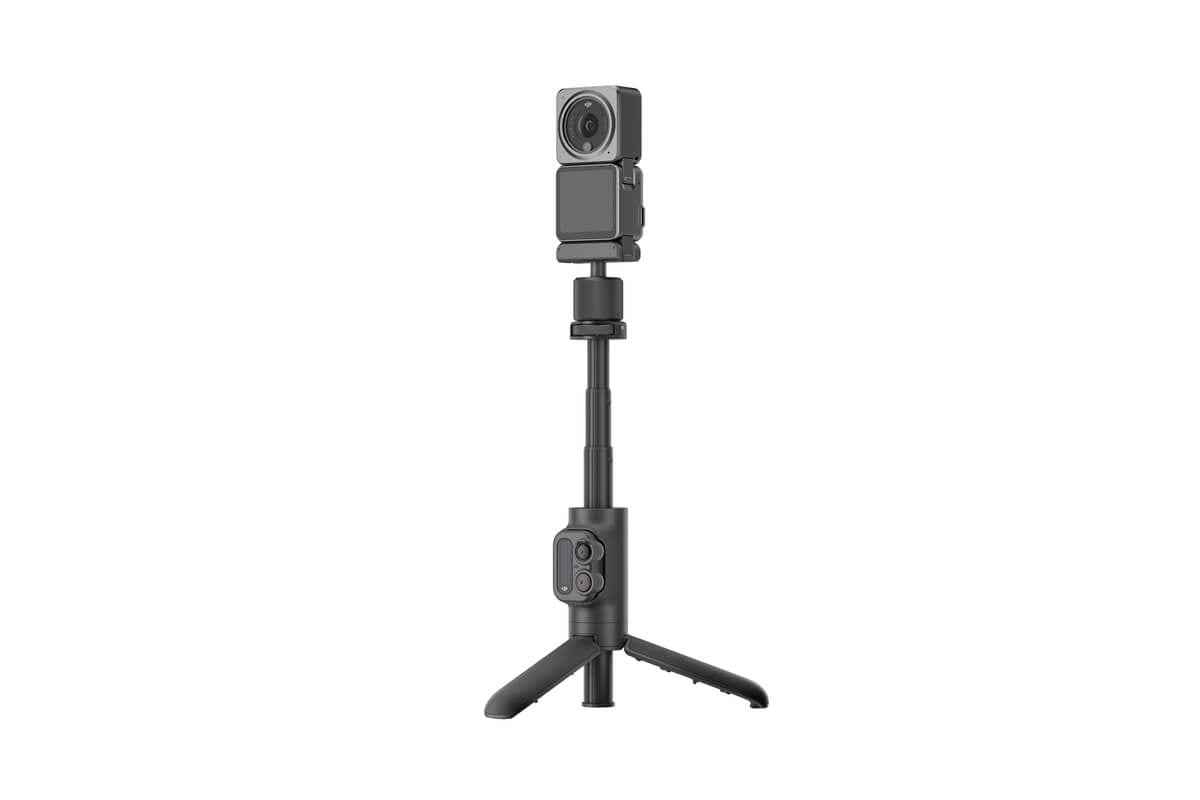 DJI Action 2 Power Combo - 4K HDR Action Camera with Magnetic Remote Control Extension Rod for Vlogging, Sports & Underwater Adventures