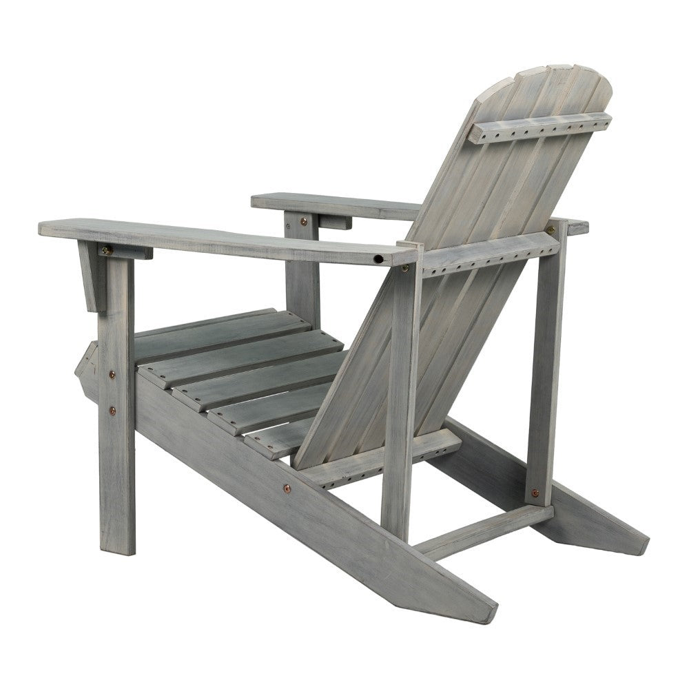 Premium Acacia Wood Adirondack Chair - Classic Outdoor Patio Furniture for Garden, Poolside & Beach Relaxation - Westport Traditional Design