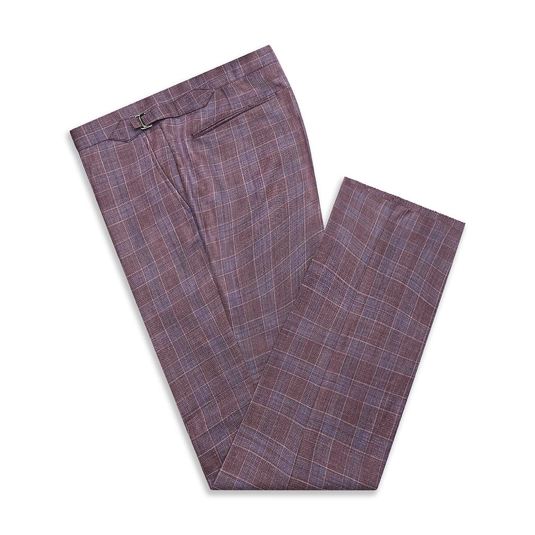Kilburn Dark Pink Check Suit for Women - Elegant Blazer & Skirt Set | Office Wear, Business Attire, Formal Events & Special Occasions