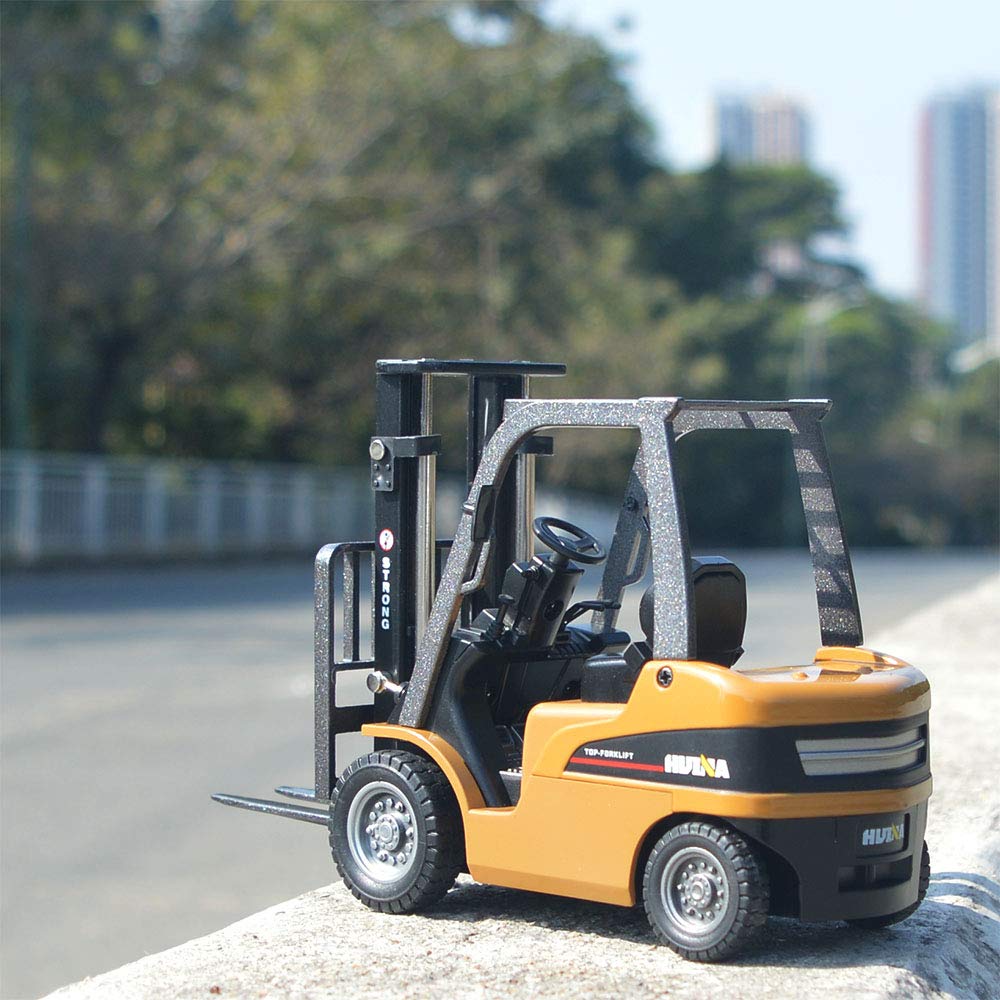 **Ailejia Alloy Forklift Truck Toy - Realistic Warehouse Construction Vehicle Model for Boys, Kids Gift - Perfect for Playtime, Collecting & Construction Role Play**
