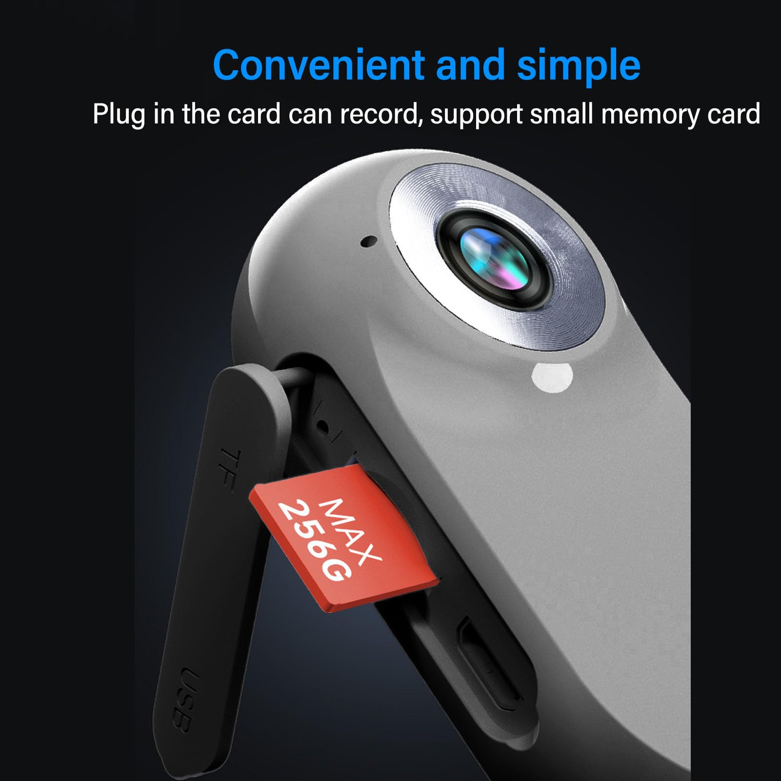 Plyisty Cat Collar Camera - 170° Wide Angle 1080P HD Mini Action Camera with Back Clip | Wearable Pet Camera for Dogs & Cats | Perfect for Indoor/Outdoor Adventures, Home Security & Pet Monitoring