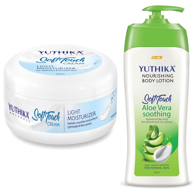 500ml Body Lotion & 500ml Moisturizer