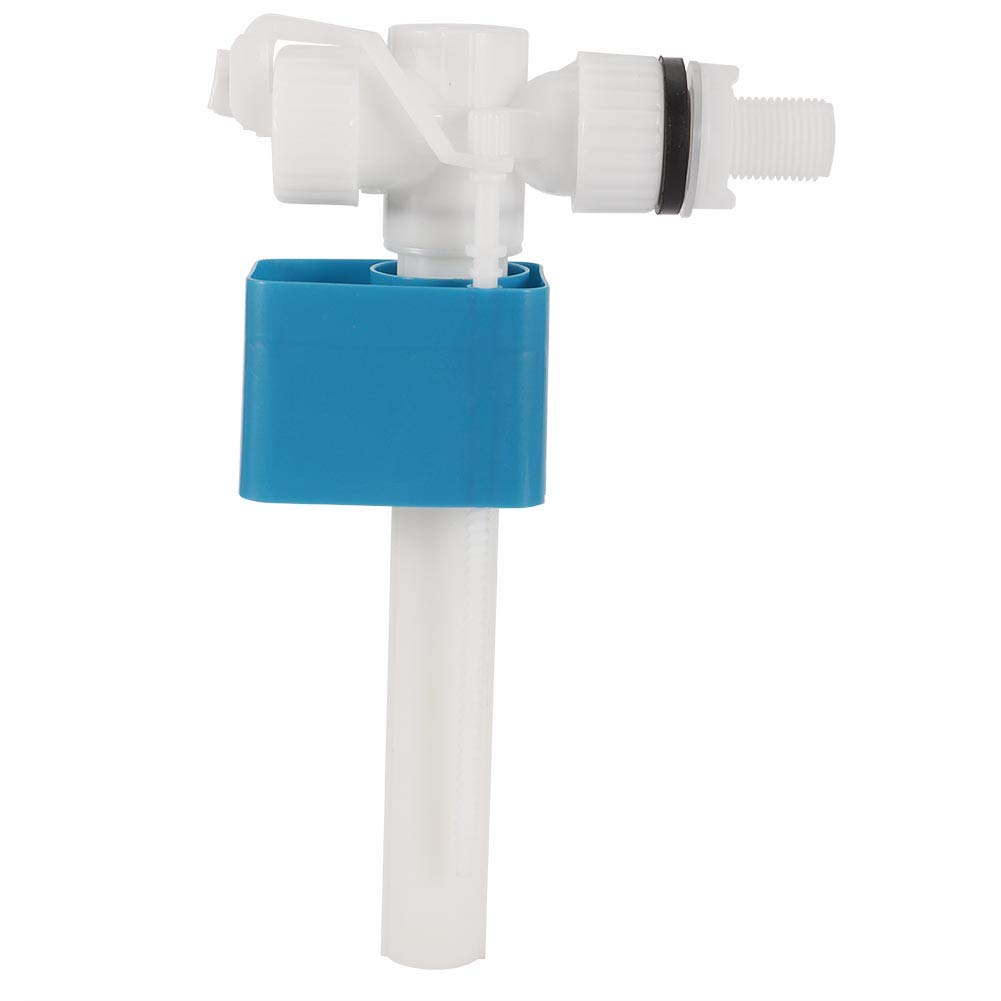 1/2 Inch Brass Side Entry Toilet Inlet Valve - Horizontal Water Inlet for Plastic Pipe Toilet Tanks - Durable Toilet Tank Accessories for Side Entry Toilets (Perfect for Small Bathrooms & Space-Saving Installations)