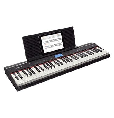 Roland GO:Piano 61-Key Digital Keyboard (GO-61P) - Portable Electric Piano with Built-In Speakers, Bluetooth & Headphone Jack - Perfect for Beginners, Home Practice & Travel Use