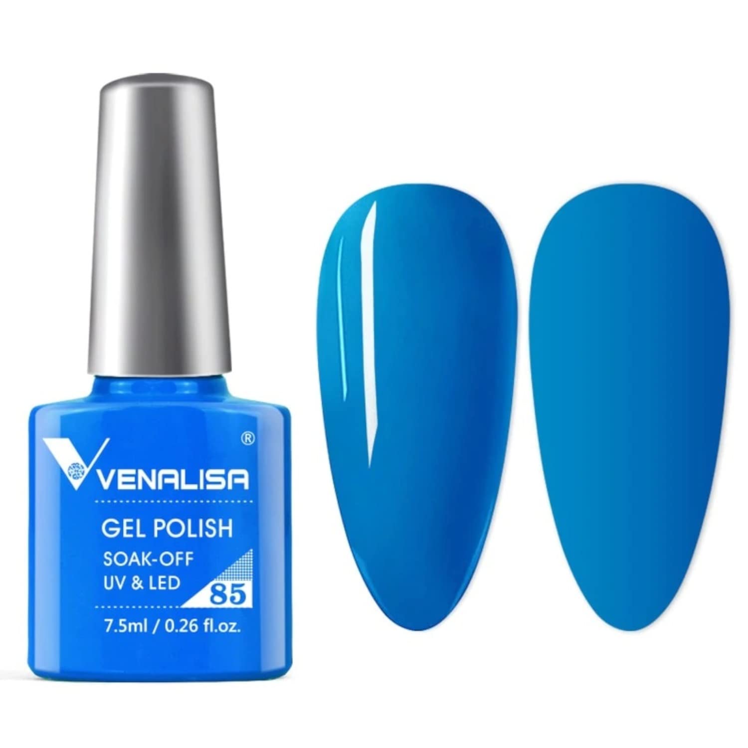 VENALISA #85 Gel Nail Polish 7.5ml - Soak Off UV LED Nail Gel for Manicure & Nail Art - Salon Quality Long Lasting Polish - Requires UV/LED Light to Cure - Perfect for Home DIY & Professional Salon Use