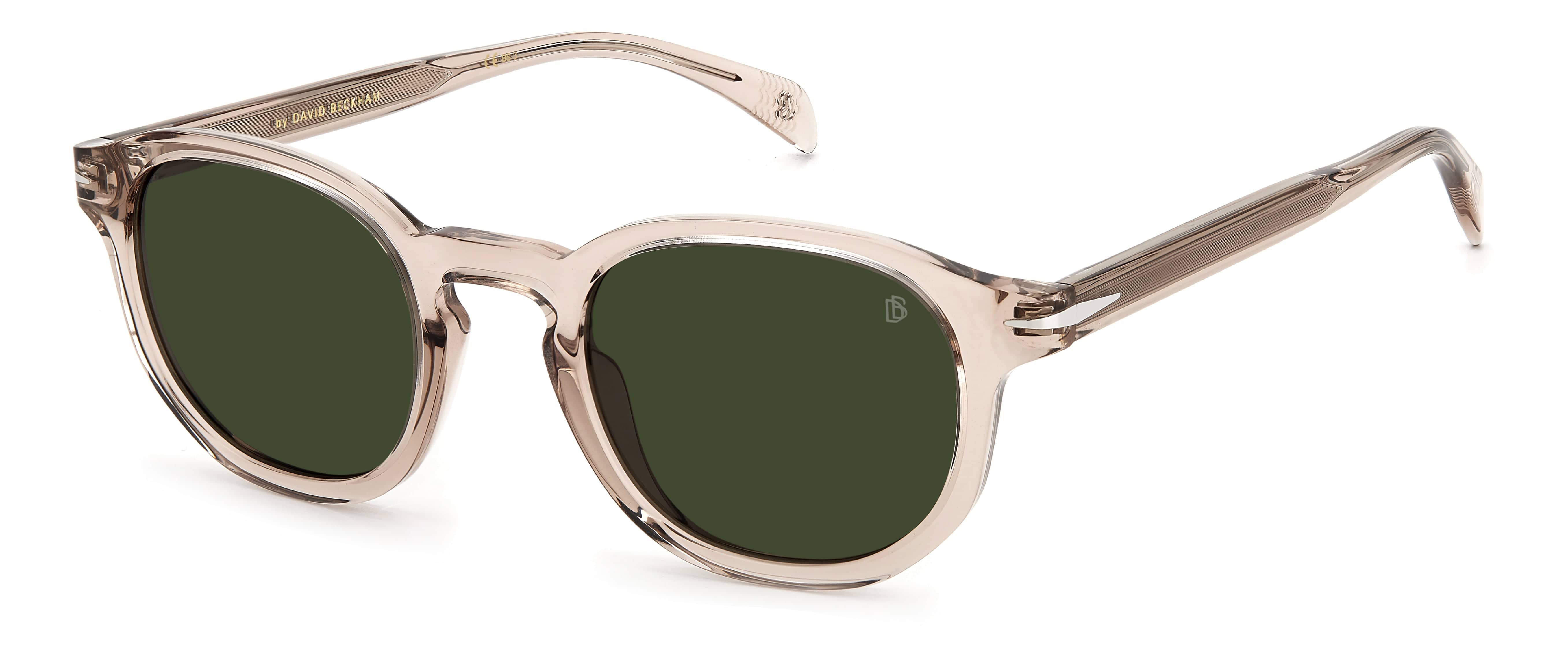 DAVID BECKHAM DB 1007/S 79U 4924 Polarized Sunglasses for Men - UV Protection, Classic Aviator Style - Perfect for Driving, Beach & Outdoor Activities