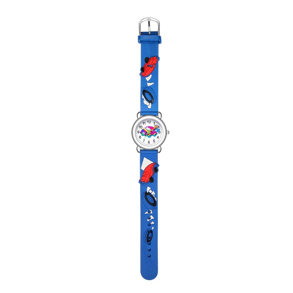 **Kids Analog Watch - Cute Animal Design, Soft Comfort Band, Learning Time Tool for Boys & Girls - Perfect for School, Play & Daily Use**