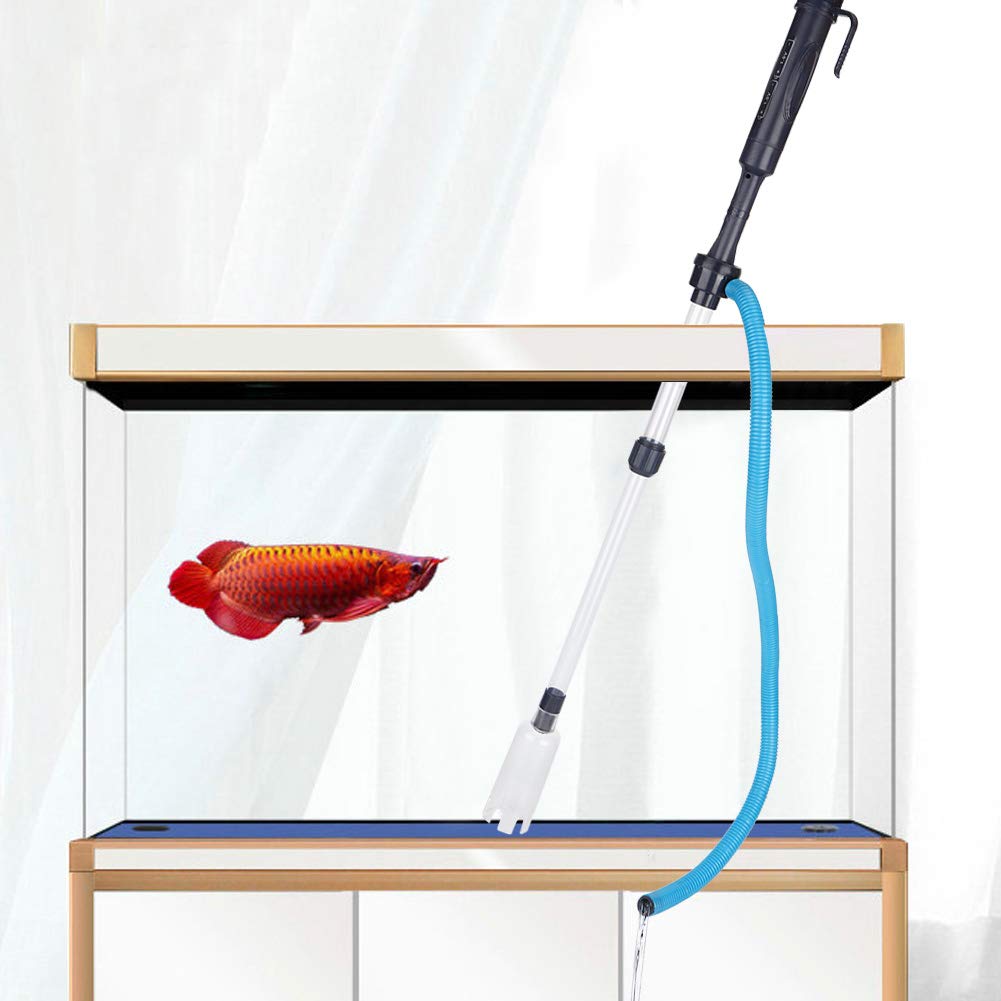Electric Aquarium Gravel Cleaner - Automatic Fish Tank Vacuum & Water Changer for Easy Cleaning