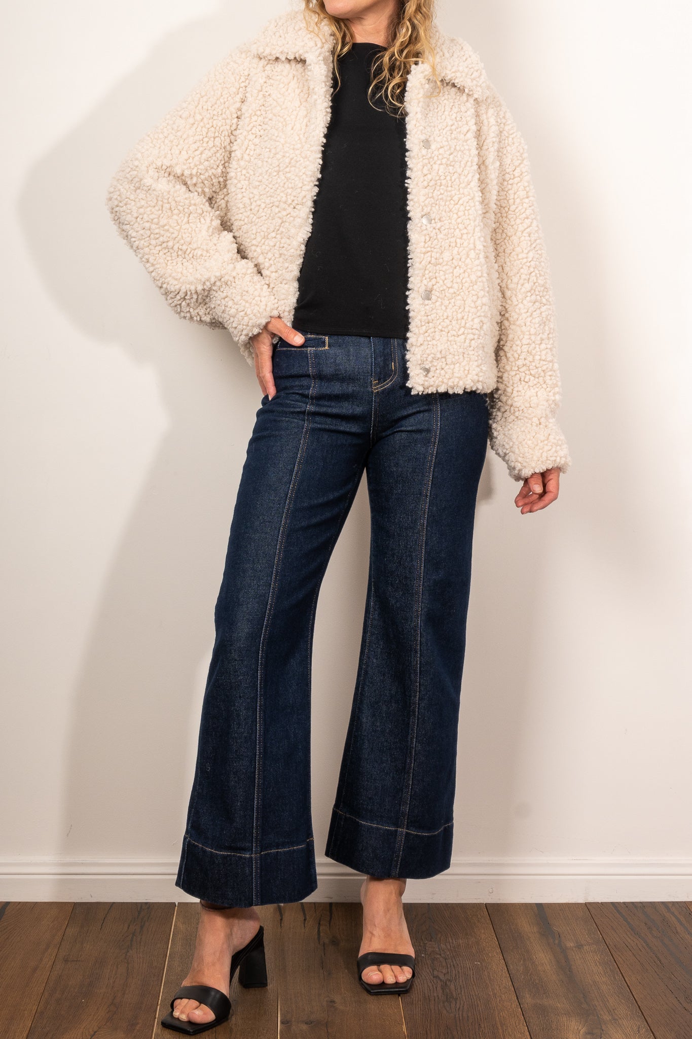 Ena Pelly Xadie Faux Fur Jacket Women's Winter Coat - Stylish Warm Outerwear for Cold Weather | Perfect for Casual Outings, Parties & Date Nights