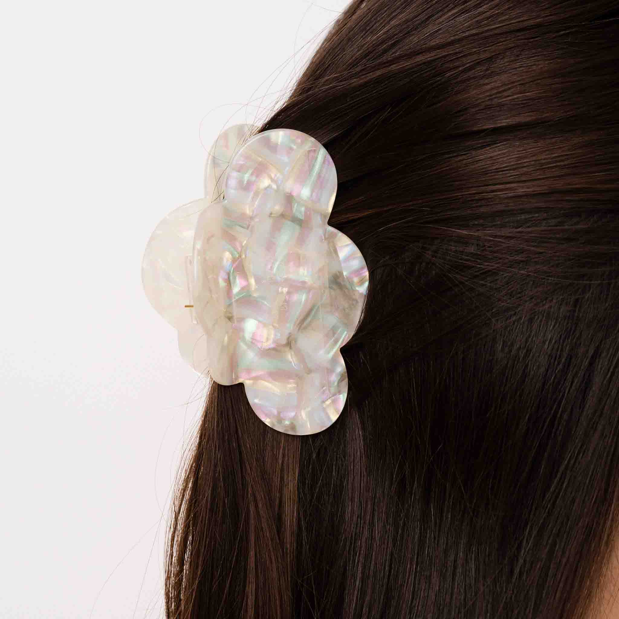 Cloud Hair Claw Clip - Large Hair Clips for Women, Non-Slip Hair Accessories for Thick Hair, Perfect for Ponytails, Buns & Updos (3 Pack)