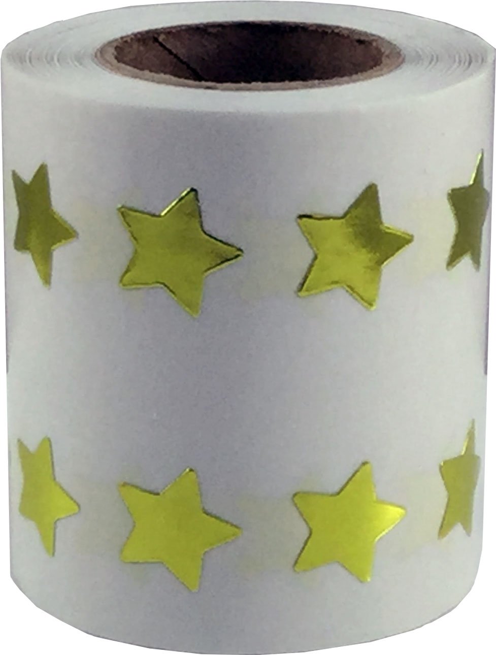 Gold Star Stickers 0.5 Inch - 1000 Adhesive Labels for Crafts & Gifts