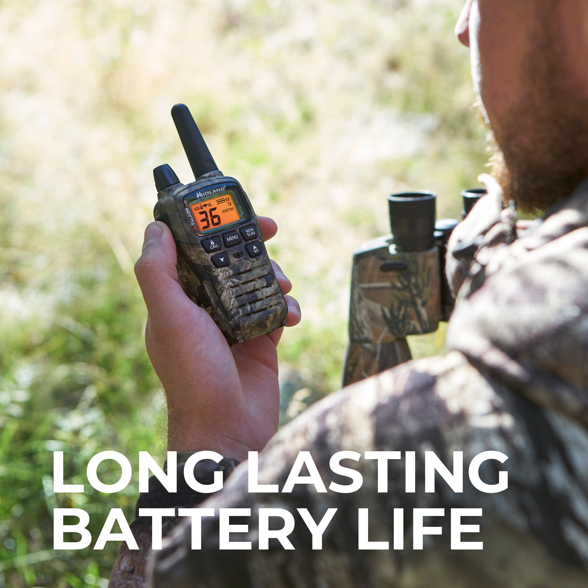 T75 X Talker® FRS Walkie Talkie - 2 Way Radio with Camouflage Design (T75VP3) for Outdoor Adventures, Camping, and Hiking