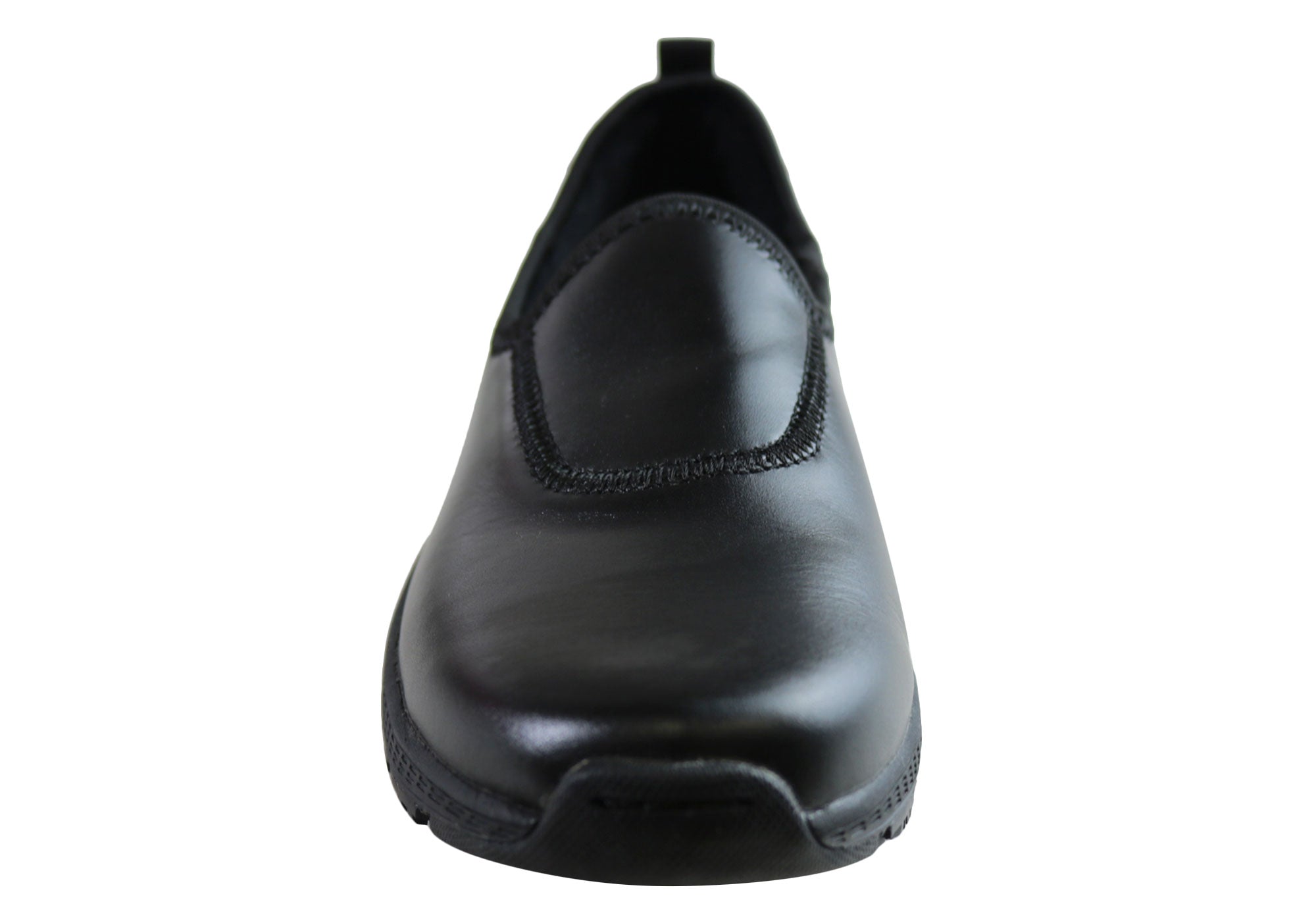 King Gee Superlite Slip-Resistant Women's Work Shoes - Comfortable Slip-On Safety Footwear for Nurses, Chefs & Hospitality Professionals