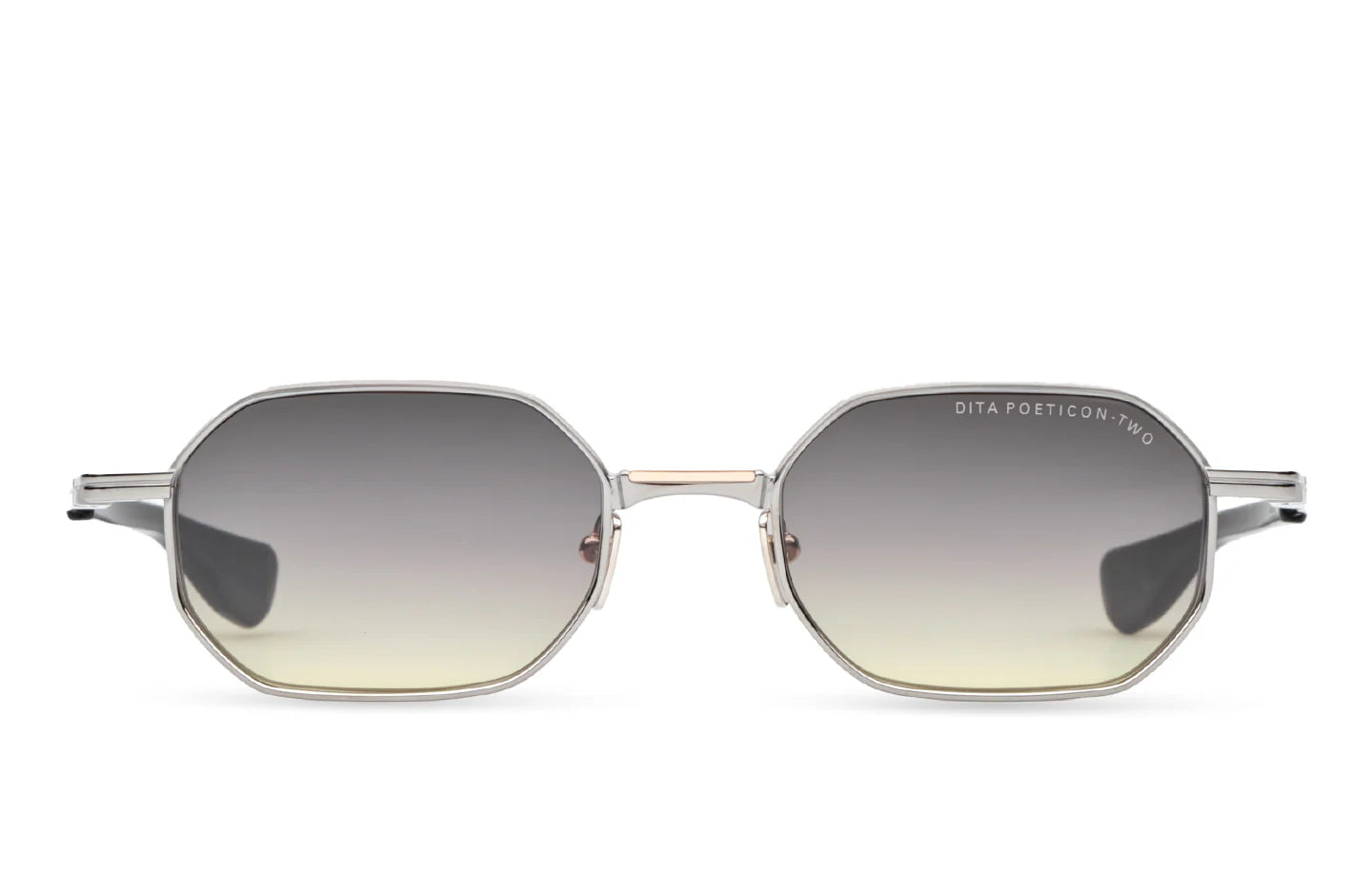 Dita DTS 179 A 01 Poeticon Two Black Palladium Sunglasses - Luxury Polarized UV Protection for Men & Women - Perfect for Driving, Beach & Outdoor Activities