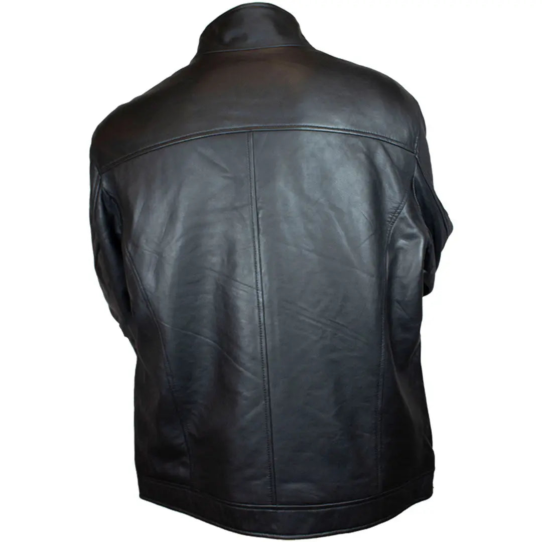 BOL Men's Gen Bomber Lambskin Leather Jacket - Premium Real Leather Aviator Jacket for Men, Stylish Slim Fit Biker Jacket with Warm Lining - Perfect for Motorcycle Riding, Casual Outfits & Winter Fashion