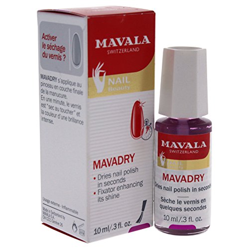 Mavala Mavadry Quick-Dry Nail Polish Drying Drops - 0.3 oz Fast-Acting Manicure Solution for Touch-Dry Nails | Perfect for Home Nail Care & Salon Professionals