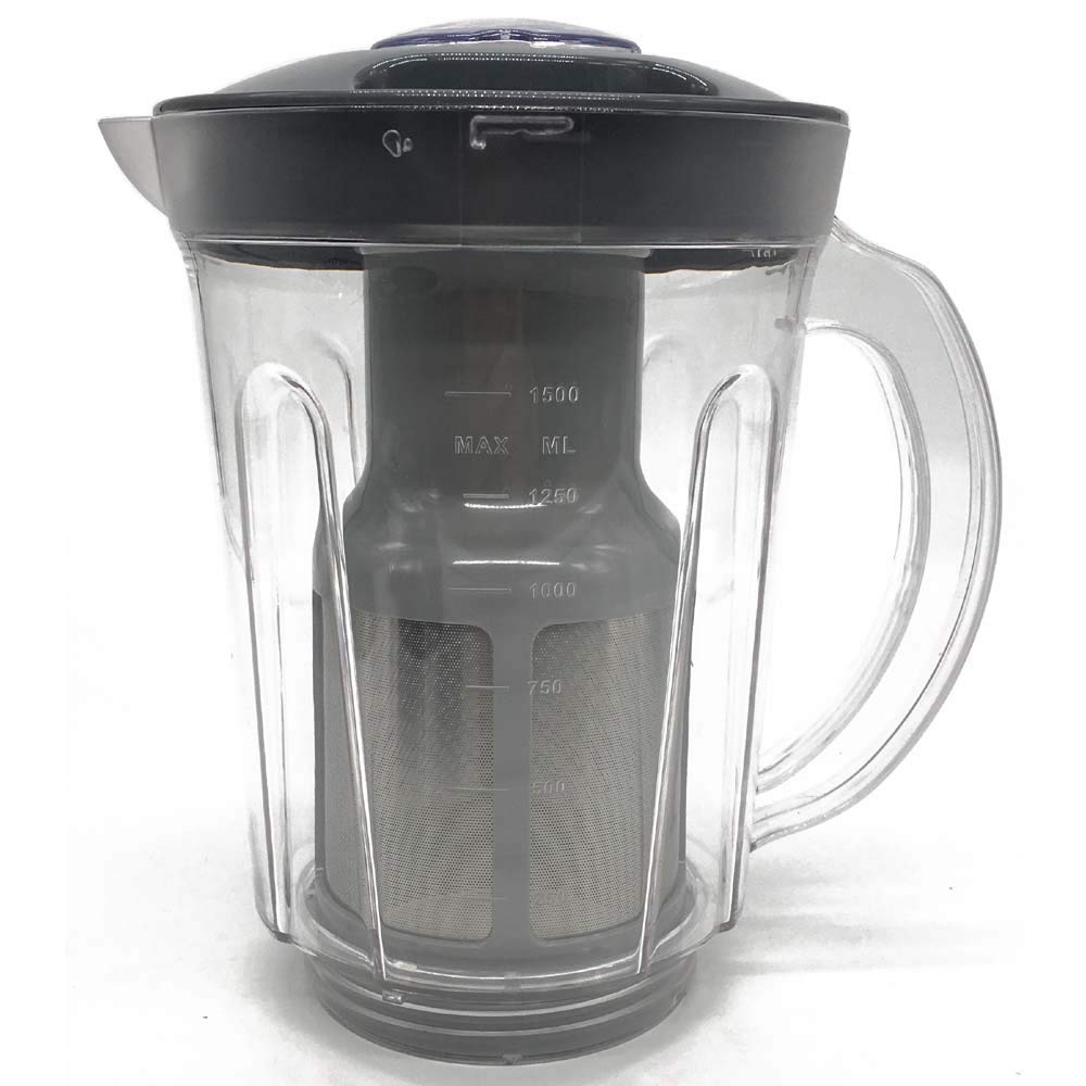 Joystar 48oz Large Cup Replacement Parts for Nutri Bullet 600 & Pro 900 Series - Soy Milk Pitcher Attachment & Juicer with Extractor Blade & Flat Milling Blade - Perfect for Smoothies, Juicing & Homemade Soy Milk