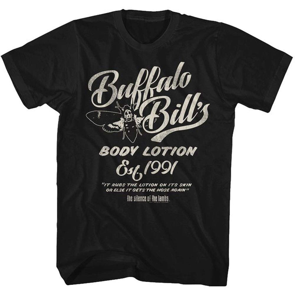Silence of The Lambs Movie Mens Body Lotion Quote T-Shirt - Funny Horror Film Fan Gift for Halloween & Cosplay