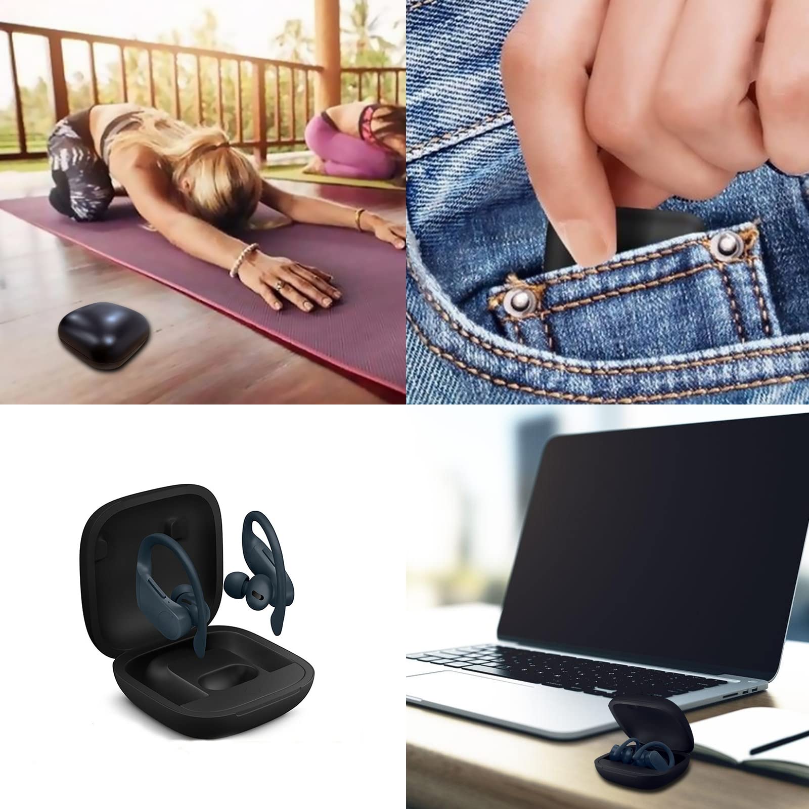 Powerbeats Pro Wireless Charging Case - Portable Charger Box for Beats Bluetooth Headset | Perfect for Travel, Workouts & On-the-Go Use