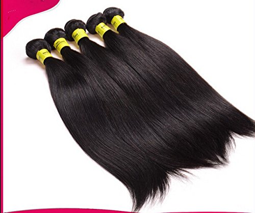 8A Brazilian Virgin Hair Bundles with Lace Closure - 3 Bundles (28